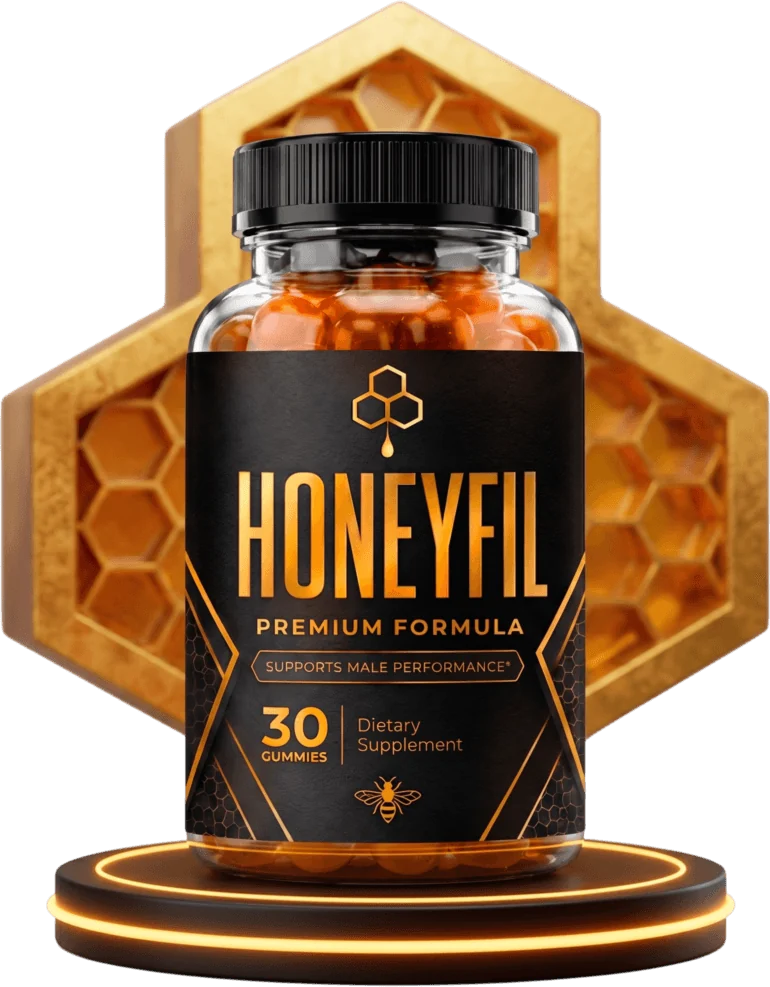 HoneyFil male vitality gummy bottle